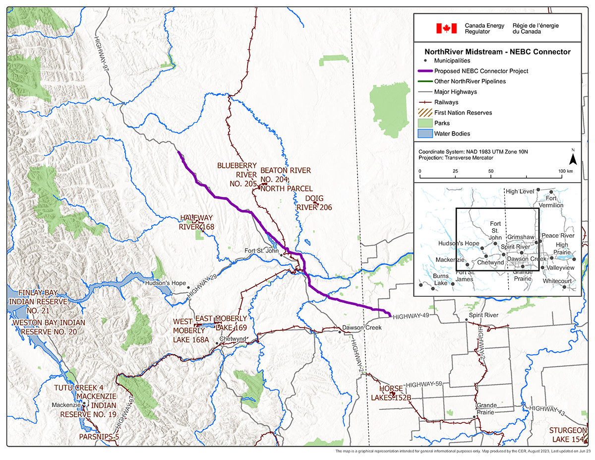 Map - NEBC Connector Project