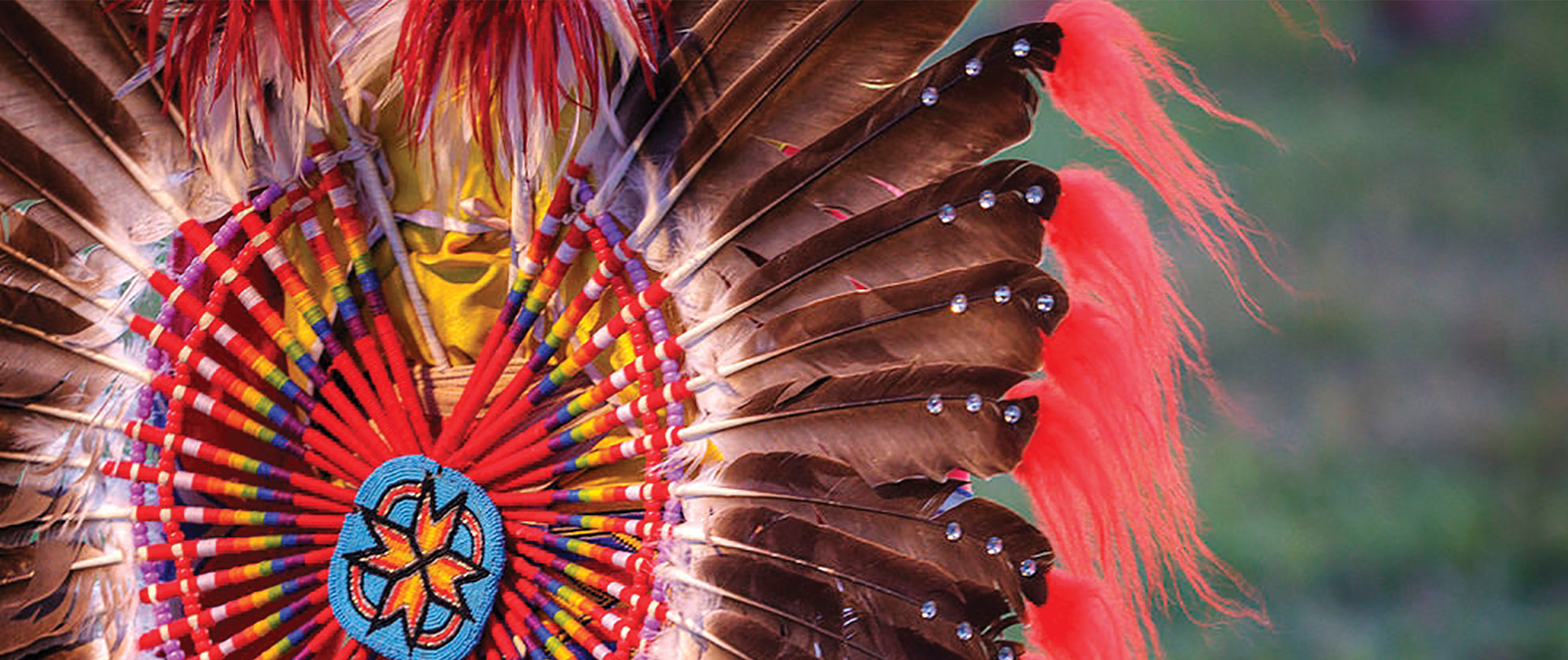 Coiffe amérindienne de cérémonie