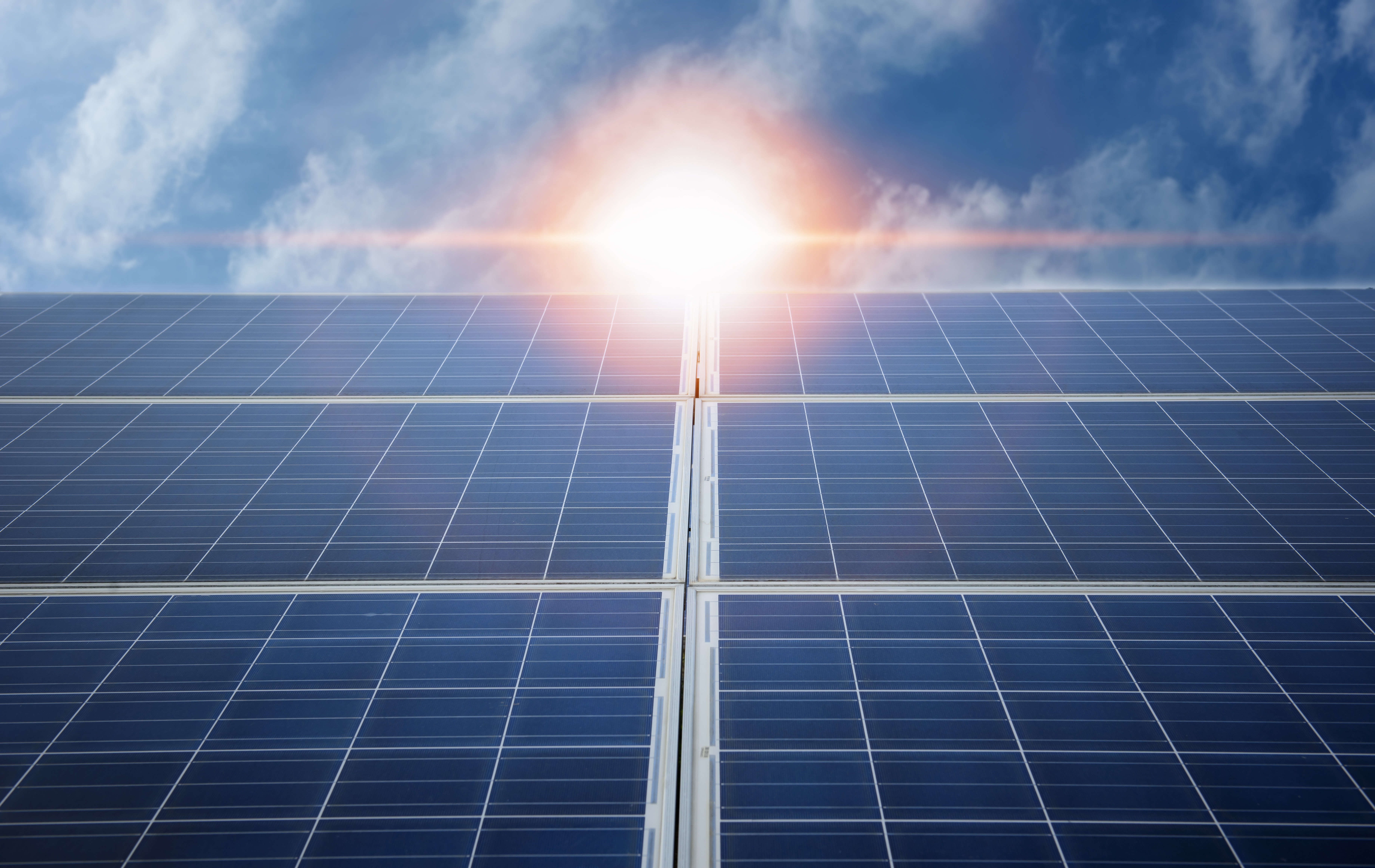 Photo of solar panels