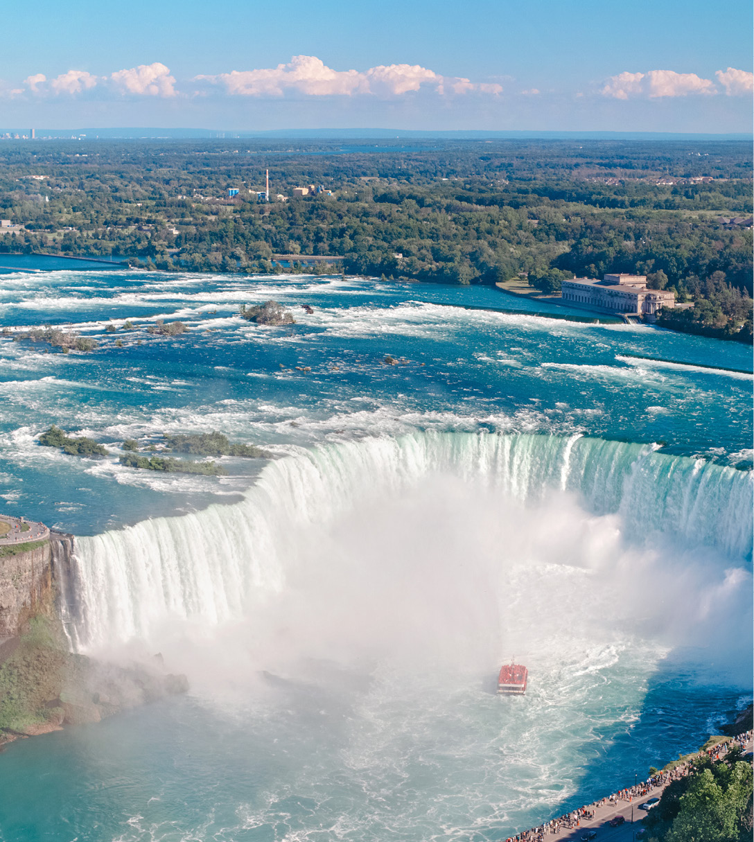 Les Chutes Niagara vues de l’air