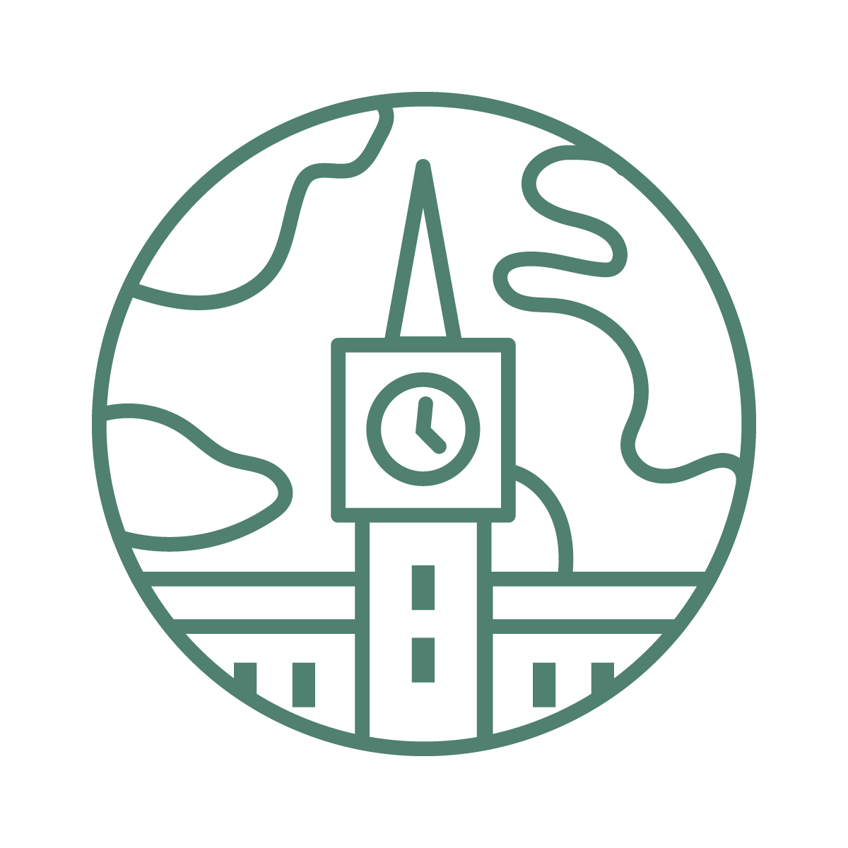 Symbole représentant la priorité du CCA relative aux relations et à la gouvernance.