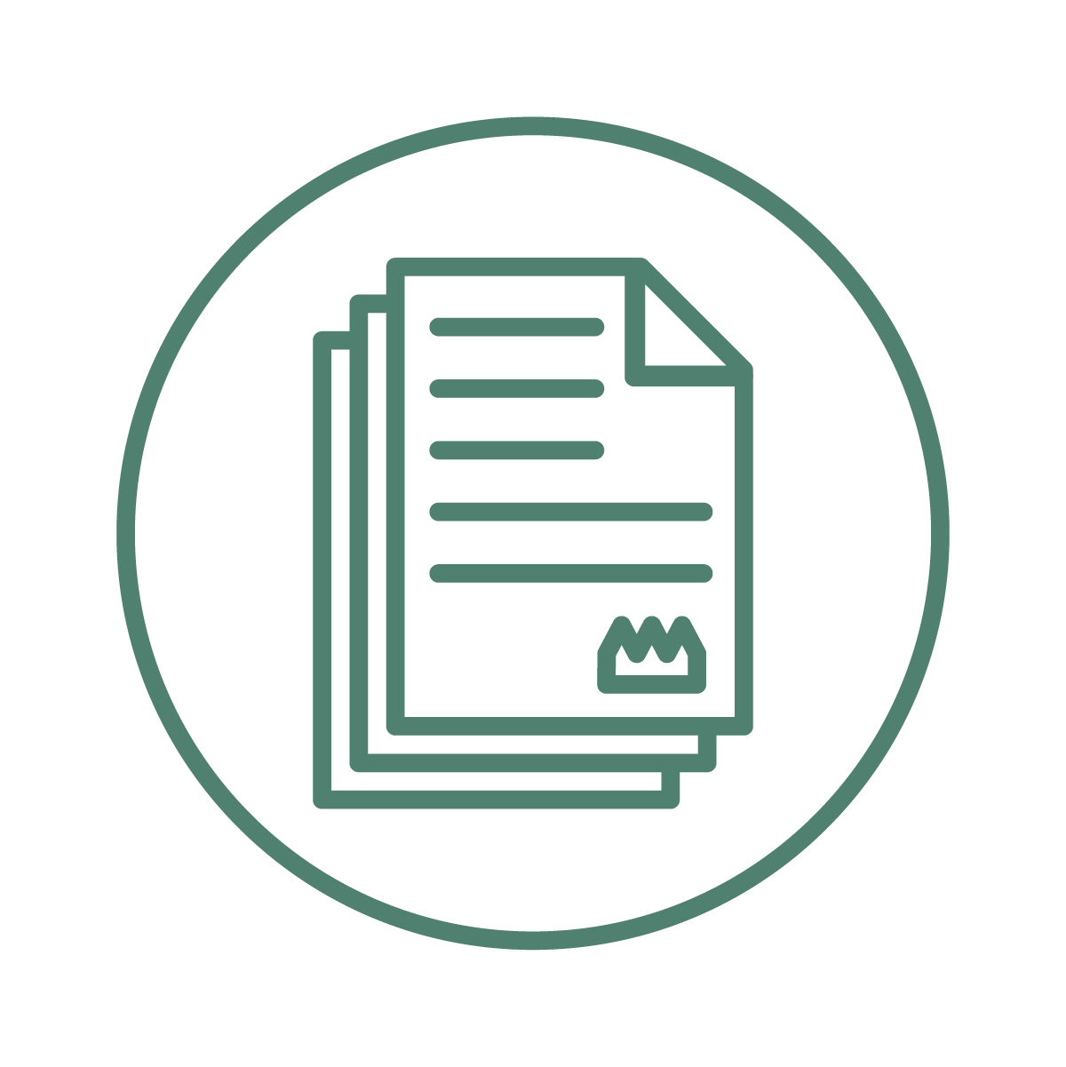 Symbole représentant la priorité du CCA relative aux consultations et accommodements de la Couronne.