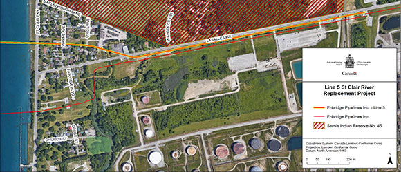 Enbridge Pipelines Inc. &ndash; Line&nbsp;5 St.&nbsp;Clair River Replacement Project