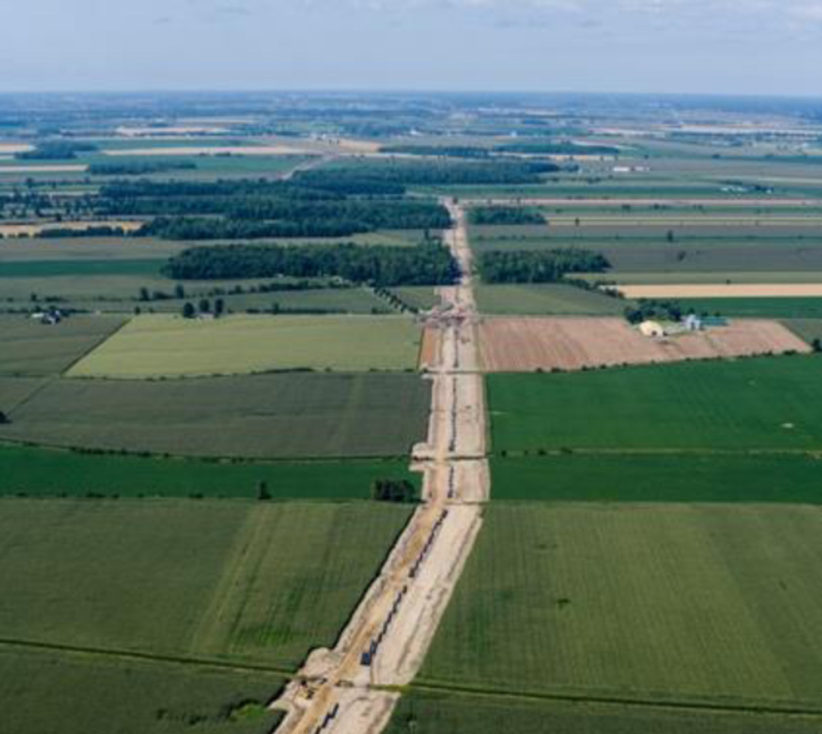 Figure&nbsp;3 &ndash; Pipeline construction site