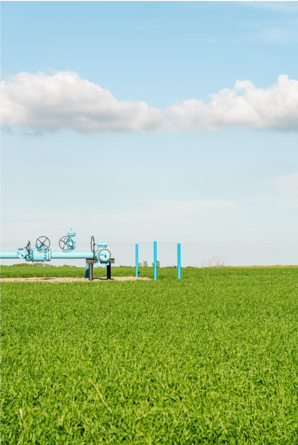 Figure&nbsp;8 &ndash; Oil valves in the middle of a field