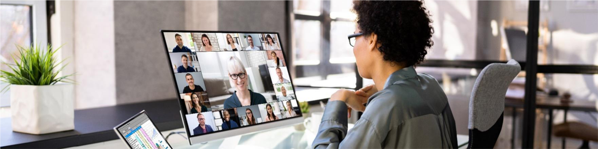 Figure&nbsp;4 &ndash; Members attending a virtual meeting.