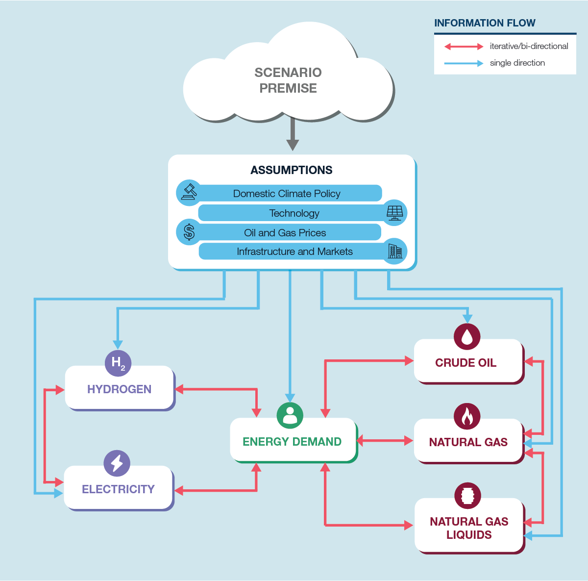 Figure EFMS.1: Energy Futures Modelling System flow chart