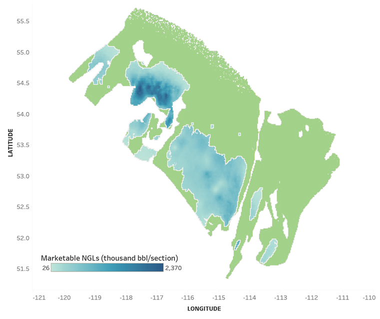 Figure A3 &ndash; Duvernay Shale Expected Marketable NGLs