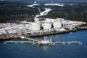 Installation de regaz&eacute;ification Canaport