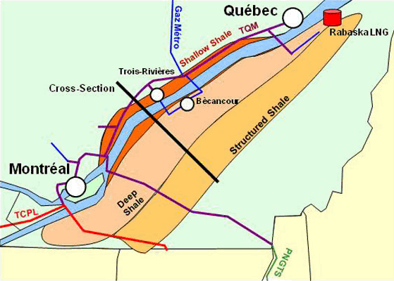 Figure&nbsp;13: The Utica Shale and Location of Potential Production Trends