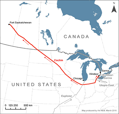 Map – Cochin Pipeline