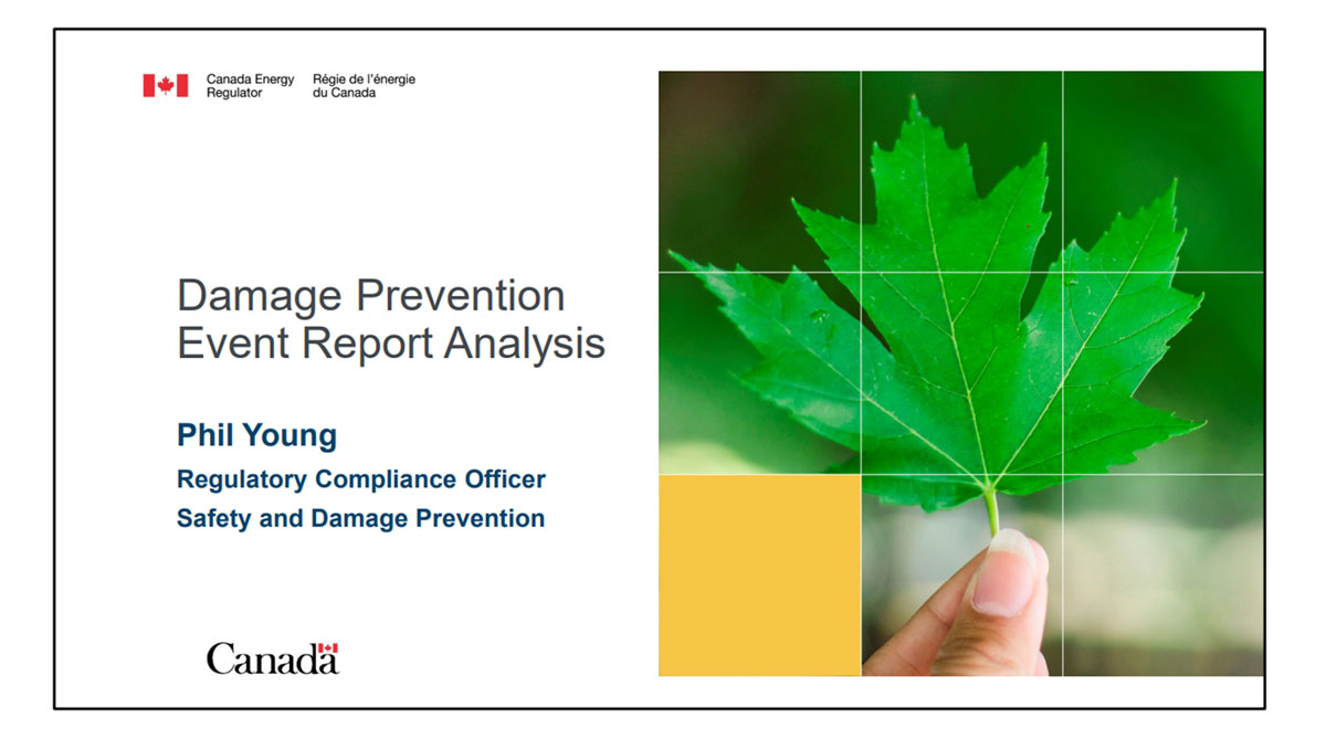 Damage Prevention Event Report Analysis - Phil Young
