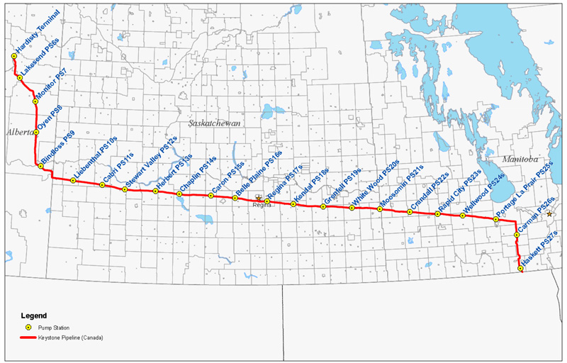 Figure 2: Keystone Pipeline