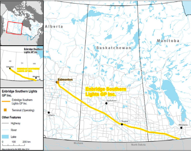 Figure 3: Enbridge Southern Lights GP. Inc