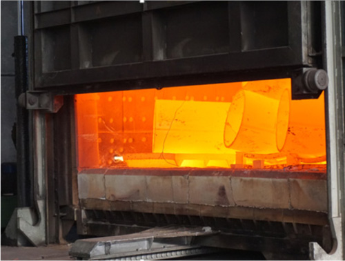 Figure 1 &ndash; Heating the component to its austenitization temperature range for a specified amount of time
