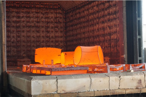 Figure 4 &ndash; Tempering the component in furnace