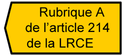 rubrique pertinente et article correspondant de la Loi sur la Régie ou du règlement