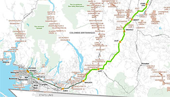 Tronçon 5 - McLure – Rosedale (Colombie-Britannique)