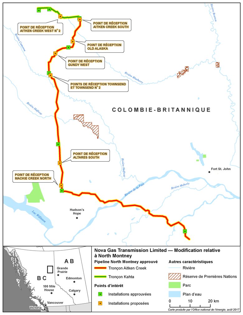 Nova Gas Transmission Limited &ndash; Modification relative à North Montney
