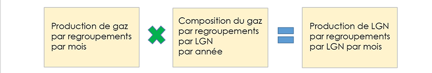 Figure A1.1 - Principales catégories de production de gaz dans le BSOC