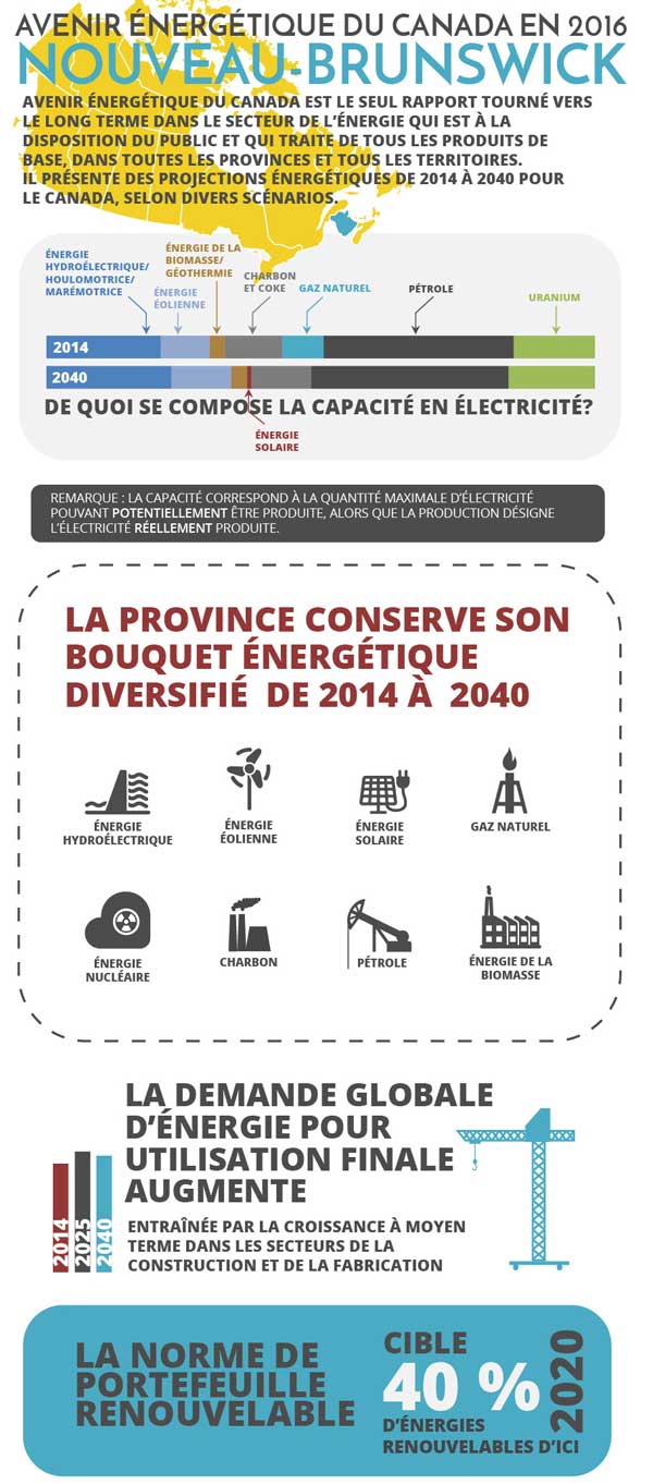 Principales conclusions en infographique pour Nouveau-Brunswick