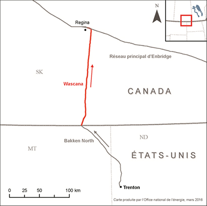 Carte – Pipeline Wascana