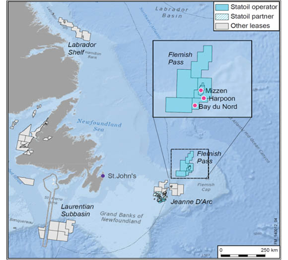 Figure 6 : Exploration dans le bassin de la passe Flamande