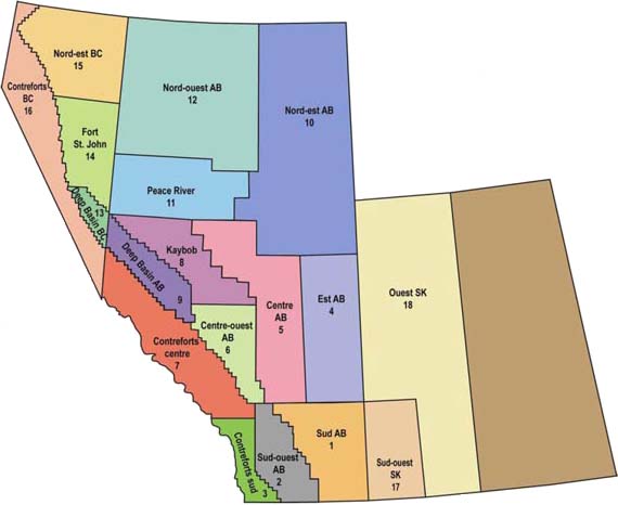 Figure&nbsp;1&nbsp;: Carte r&eacute;gionale