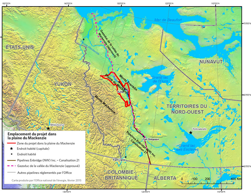 Figure 1 : Emplacement général de la zone du projet illustrant l'étendue géographique