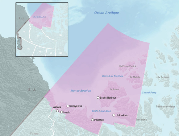 Figure&nbsp;2: Région désignée des Inuvialuit