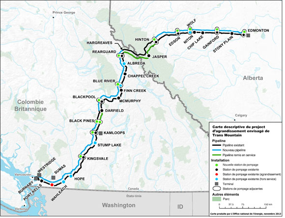 CARTE 1 : Tracé proposé