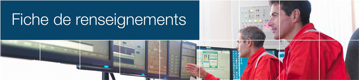 Fiche de renseignements
