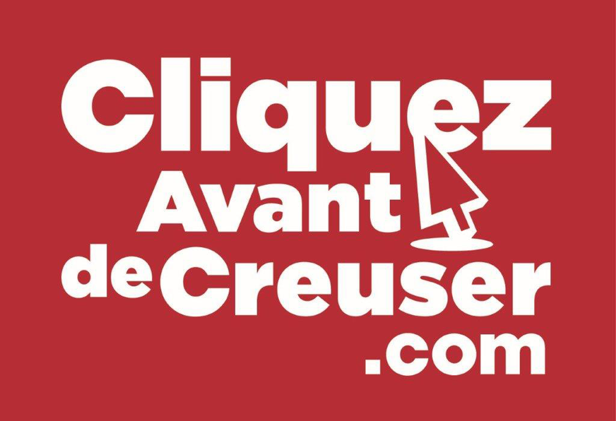 Logo &ndash; Cliquez Avant de Creuser