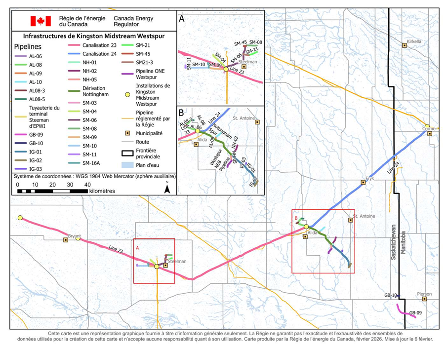 Réseau Westspur de Kingston Midstream